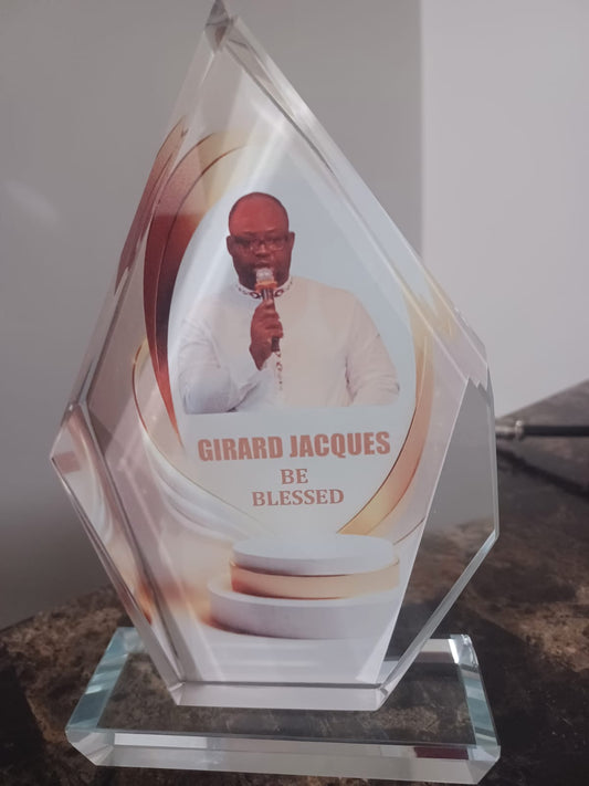 Honor plaque crystal